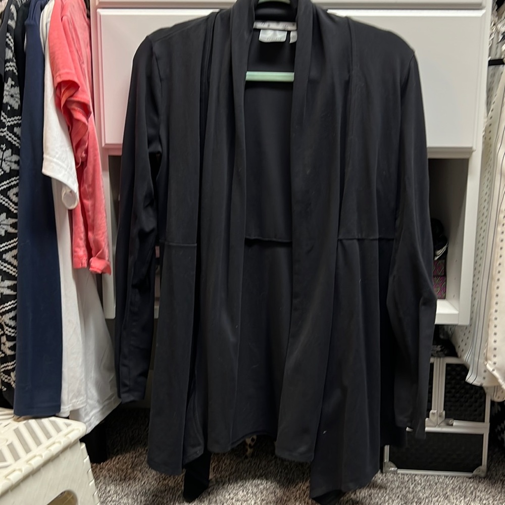 Athleta Black Open Cardigan size XS